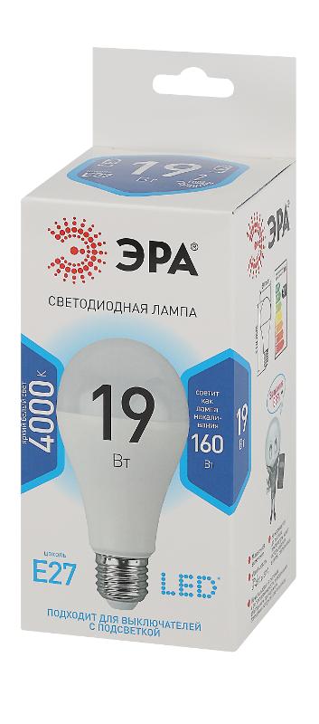 Лампа светодиодная LED 19Вт Е27 4000К A65-19W-840-E27 | Б0031703 | ЭРА — миниатюра 3