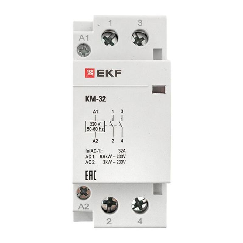 Контактор модульный КМ 32А 2NО (2 мод.) EKF PROxima | km-2-32-20 | EKF — миниатюра 7