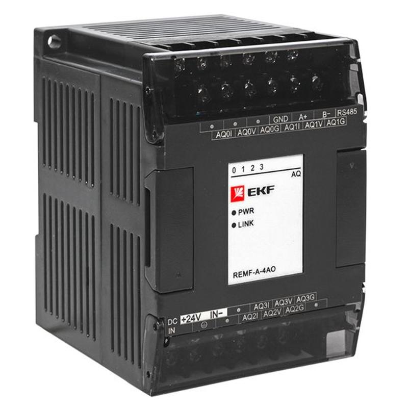 Модуль аналогового вывода REMF 4 PRO-Logic | REMF-A-4AO | EKF — EKF