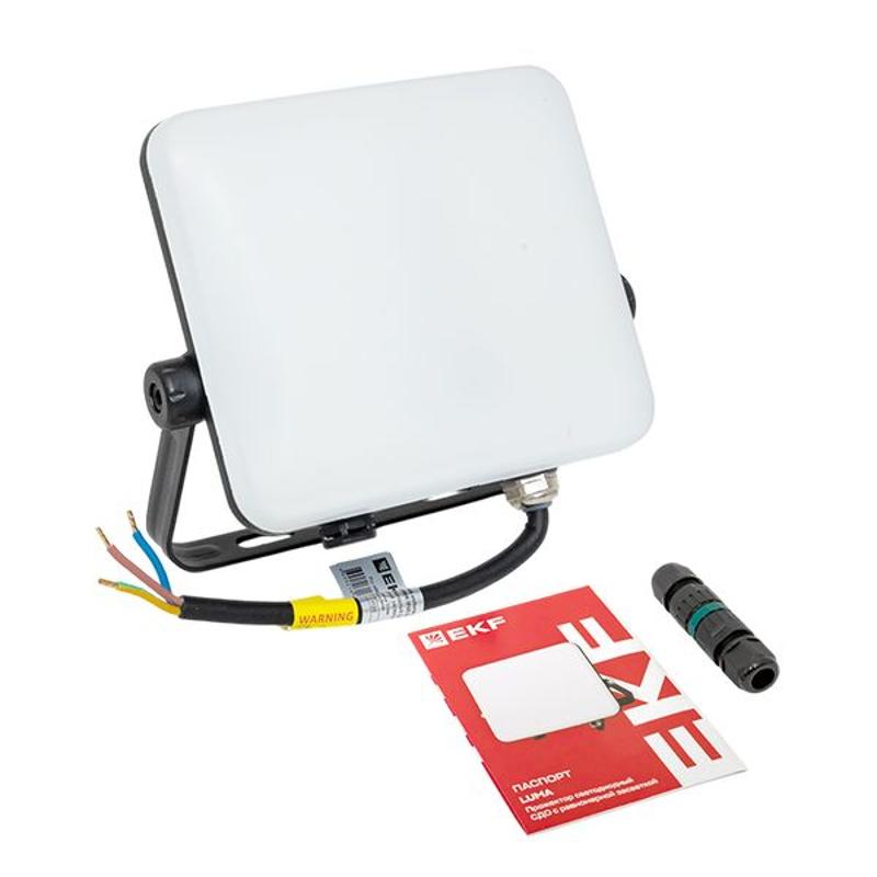 Прожектор светодиодный СДО-4003 30Вт 4000К IP65 с равномерной засветкой LUMA EKF | FLL-4003-30-4000 | EKF — миниатюра 19