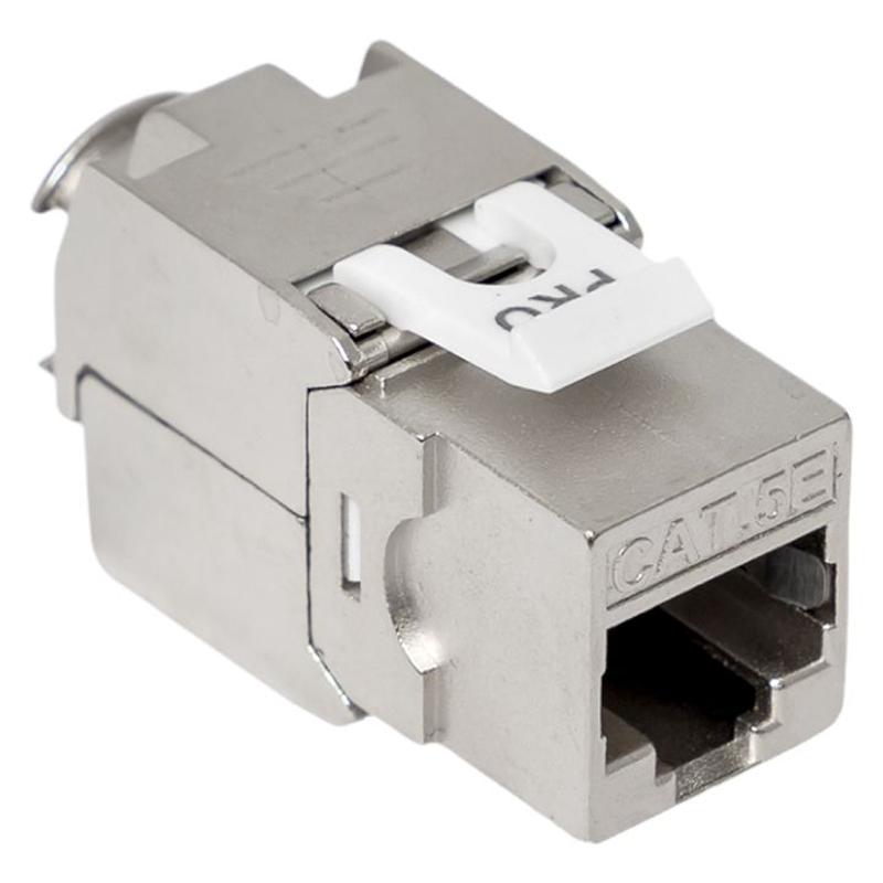 Модуль Keystone TERACOM PRO Cat.5E экранированный STP 110 IDC 180 градусов самозажимной | TRP-KSTN-T180D-5ESTP | EKF — EKF