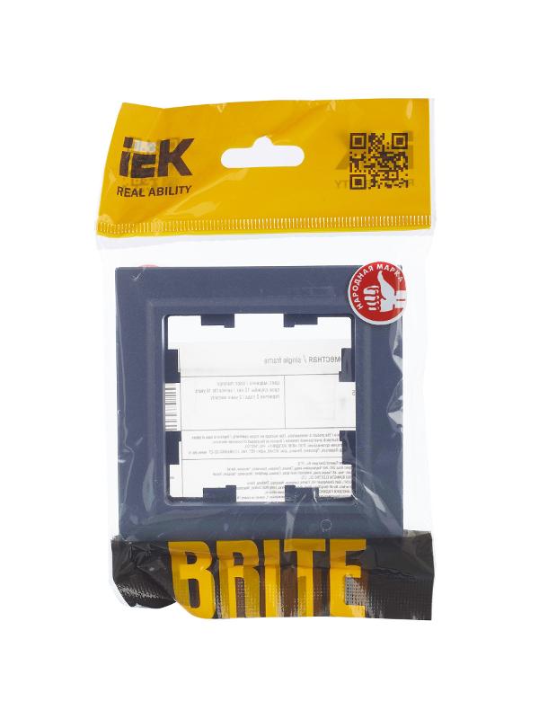 BRITE Рамка 1-ая РУ-1-БрМ маренго | BR-M12-K35 | IEK — миниатюра 5