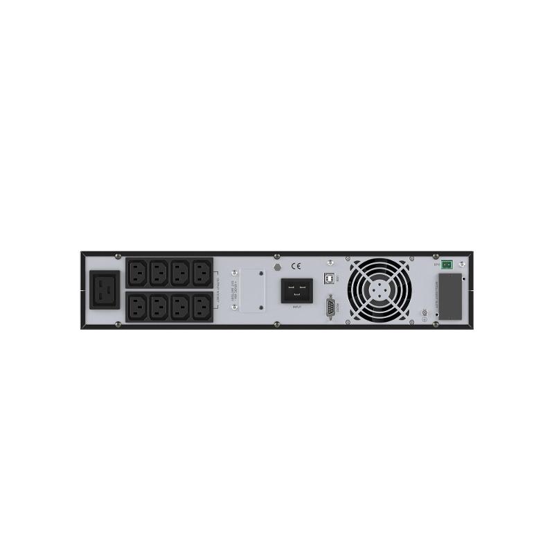 Онлайн ИБП, Small Rackmount, 2000VA/1800W, 8xIEC C13, Rack 2U, 4x9Ач | SMALLR2A5I | DKC — миниатюра 8