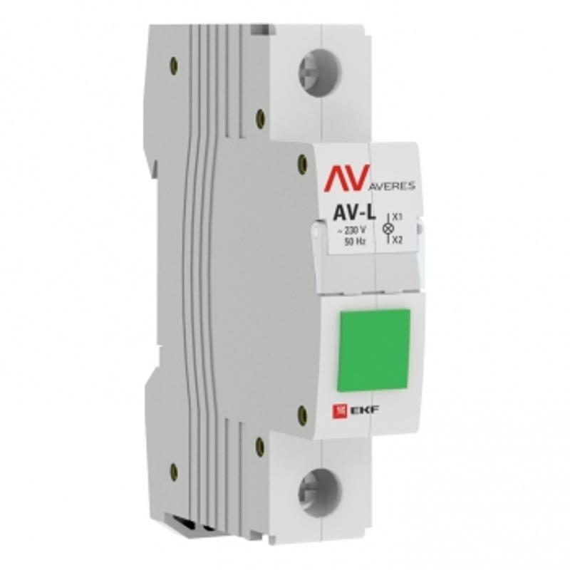 Лампа сигнальная AV-L зеленая EKF AVERES | av-l-green-averes | EKF — EKF