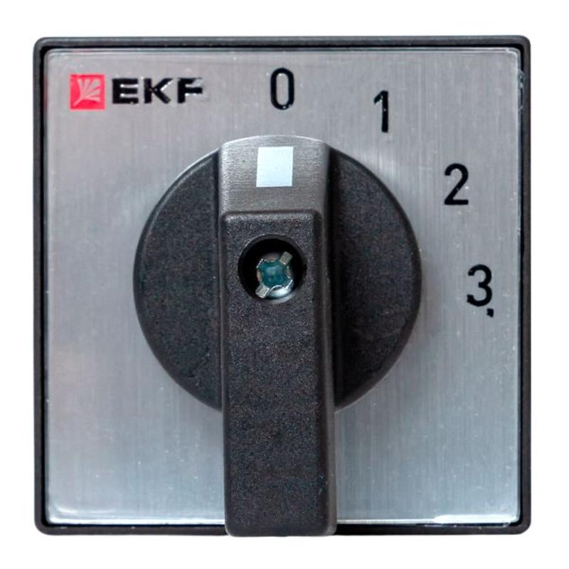 Переключатель кулачковый ПК-1-101 10А 1P «0-1-2-3» IP65 | pk-1-101-10-65 | EKF — миниатюра 2