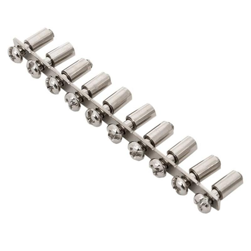Перемычка тип 10PIN для двухуровневых клемм 4,0 мм2 (10 шт.) | plc-per-10PIN-2-4 | EKF — миниатюра 1