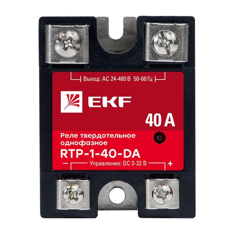 Реле твердотельное однофазное RTP-40-DA EKF PROxima |  rtp-1-40-da |  EKF — миниатюра 9