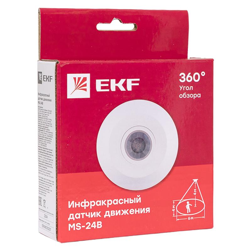 Датчик движения ИК потолочный 1200Вт 360гр. до 6м IP20 MS-24B EKF | dd-ms-24B | EKF — миниатюра 11
