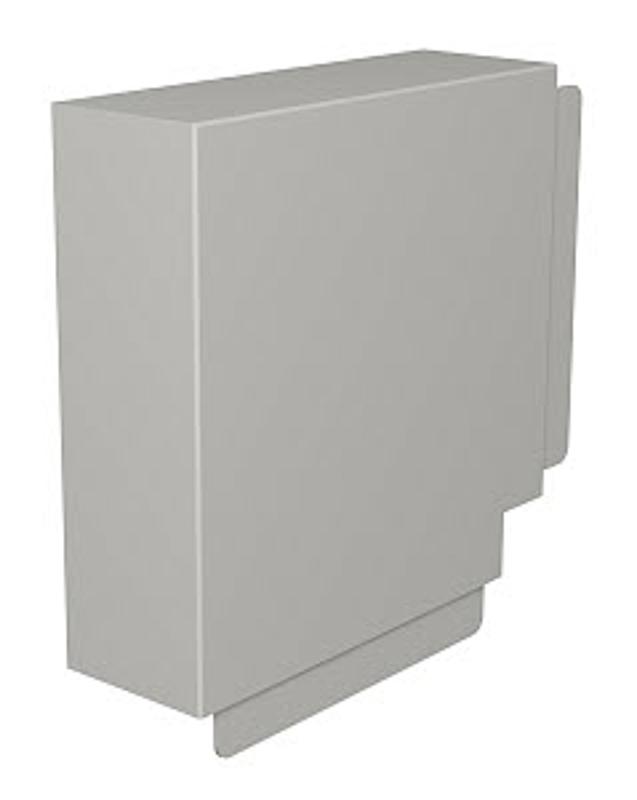 Крышка плоского угла кабельного канала WDK 80x210 мм (ПВХ,серый) (WDK HF80210GR) | 6024629 | OBO Bettermann — миниатюра 2