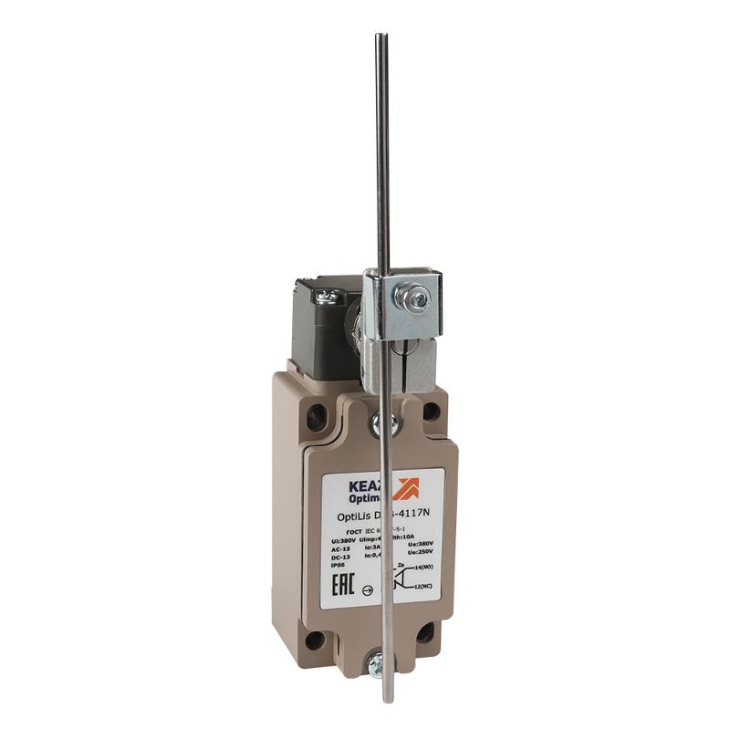 Выключатель концевой OptiLiS D4B-4117N шток регулируемый металлический EN 50041 XCKJ10559H29 | 365330 | КЭАЗ — КЭАЗ (Курский электроаппаратный завод)