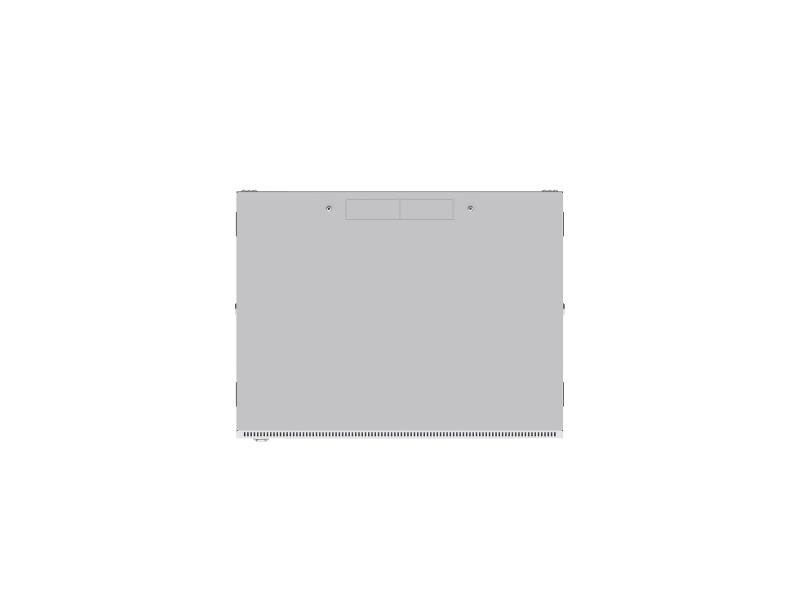 Шкаф настенный 19" TERACOM PRO 6U 600х450 мм дверь стеклянная с замком-ручкой серый|TRP-WLL-0664-40G|EKF — миниатюра 7