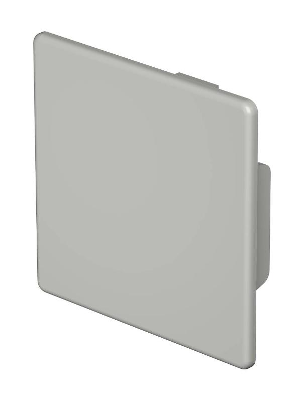 Торцевая заглушка кабельного канала WDK 60x60 мм (ПВХ,серый) (WDK HE60060GR) | 6022499 | OBO Bettermann — OBO Bettermann