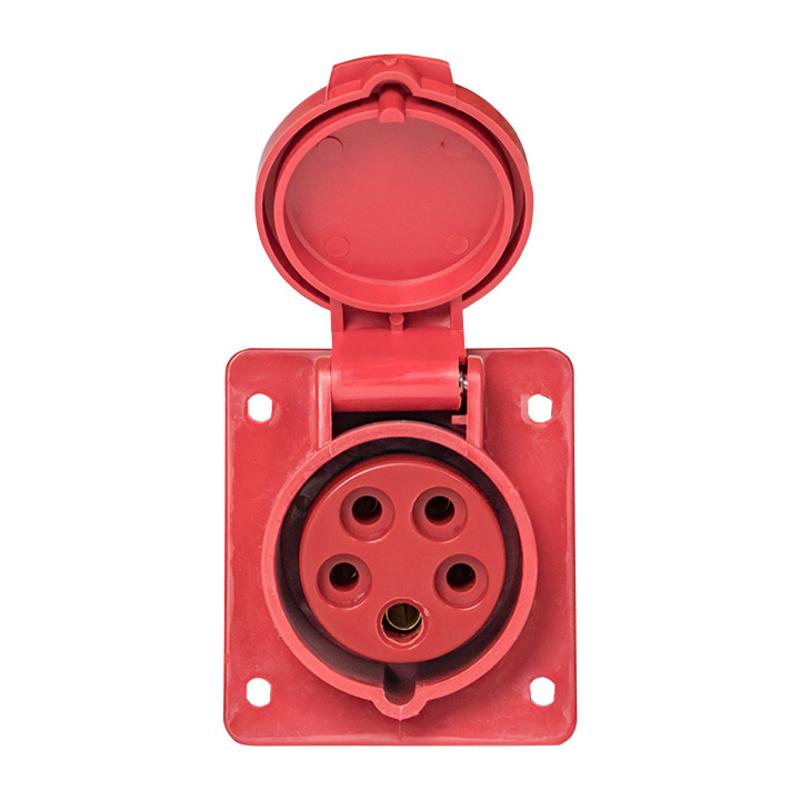 Розетка стационарная внутренняя 415 3Р+РЕ+N 16А 380В IP44 EKF PROxima | ps-415-16-380 | EKF — миниатюра 4