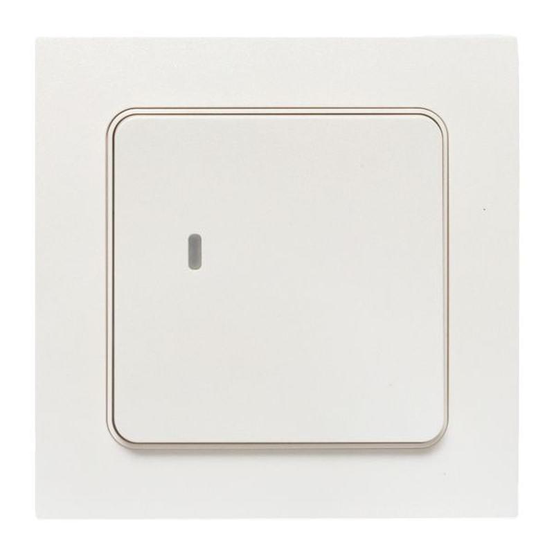 Умный беспроводной выключатель Стокгольм 1-кл белый Zigbee  Сonnect|RCV-ST1-WS-ZB|EKF — EKF