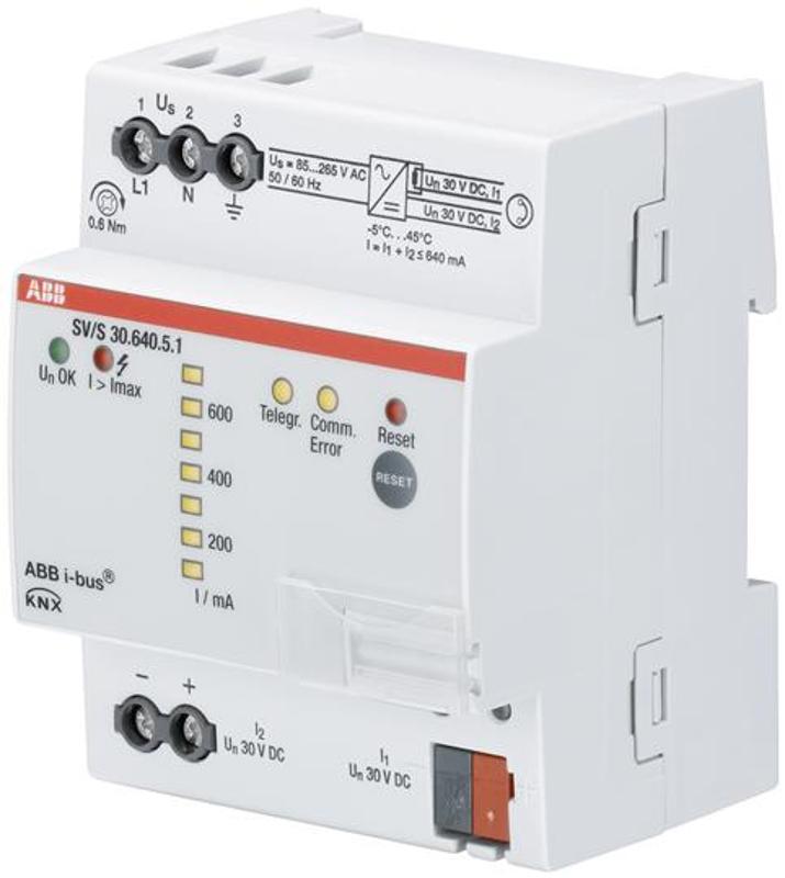 SV/S 30.640.5.1 Источник питания 640мА, диагностика шины, MDRC | 2CDG110146R0011 | ABB — ABB