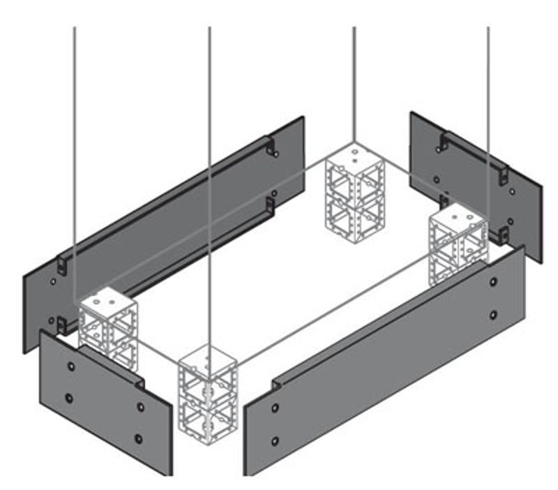 Фланец цоколя 200х500мм ВхШ, 2 шт. | ZN5002 | ABB — ABB