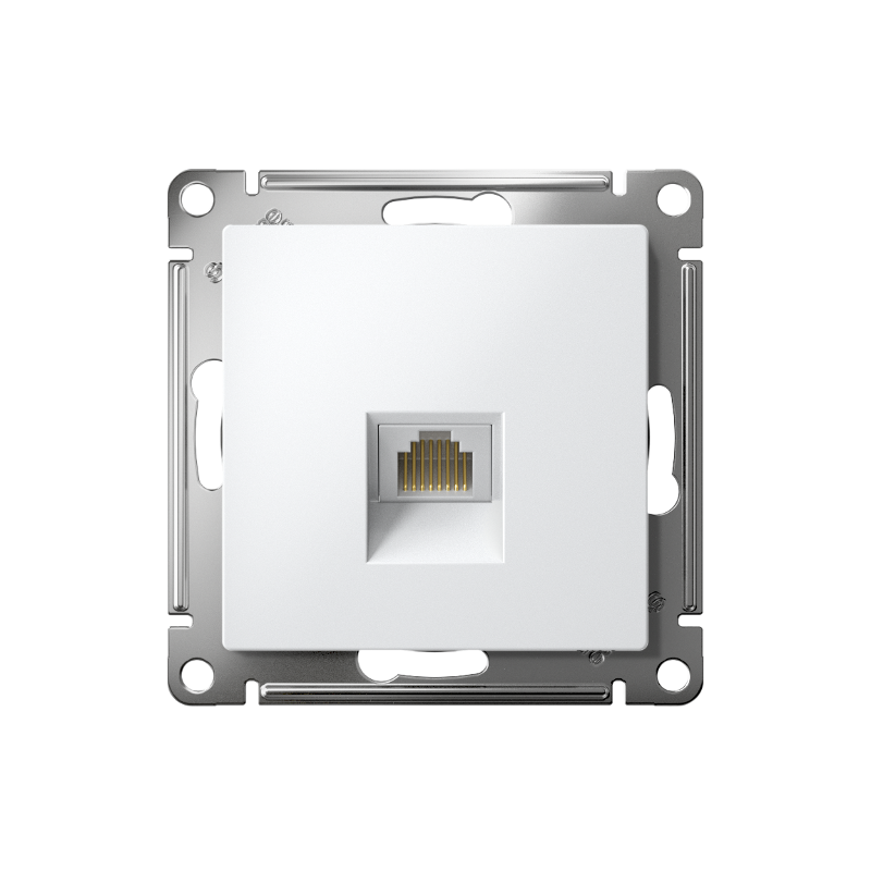 AtlasDesign Белый Розетка компьютерная RJ45, механизм | ATN000183 | SE — миниатюра 8