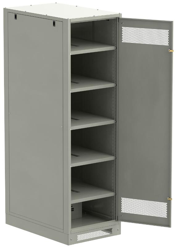 ITK LINEA B Шкаф (пустой) 2000х600мм дверь метал. сер. | LB35-20H69-M | ITK — фото 1 | Sento