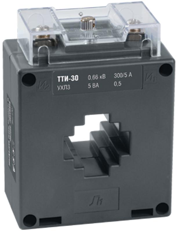 Трансформатор тока ТТИ-30  300/5А  5ВА  класс 0,5   | ITT20-2-05-0300 | IEK — IEK (ИЭК)