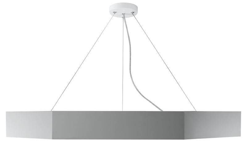 Светильник светодиодный Geometria Hexagon SPO-121-W-40K-038 38Вт 4000K 4000Лм IP40 600*600*80 белый подвесной ЛТ | Б0058876 | ЭРА — миниатюра 2