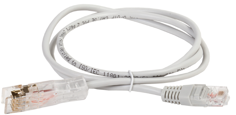 Патч-корд 110-RJ45 2 пары, кат.5Е, 2м, серый | PC01-11045-2P2M | ITK — ITK