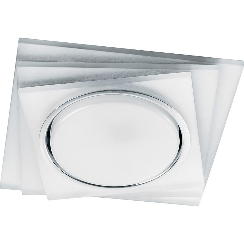 Светильник встраиваемый с белой LED подсветкой CD5023 потолочный GX53 без лампы, прозрачный | 40521 | Feron — миниатюра 1