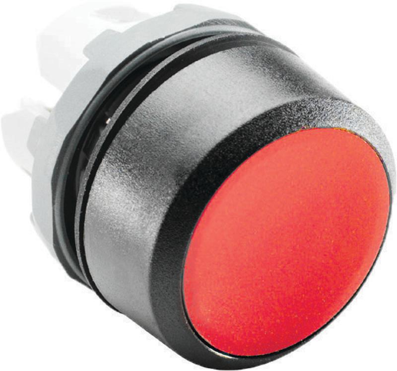 Кнопка MP1-10R красная (только корпус) без подсветки без фиксаци и | 1SFA611100R1001 | ABB — ABB
