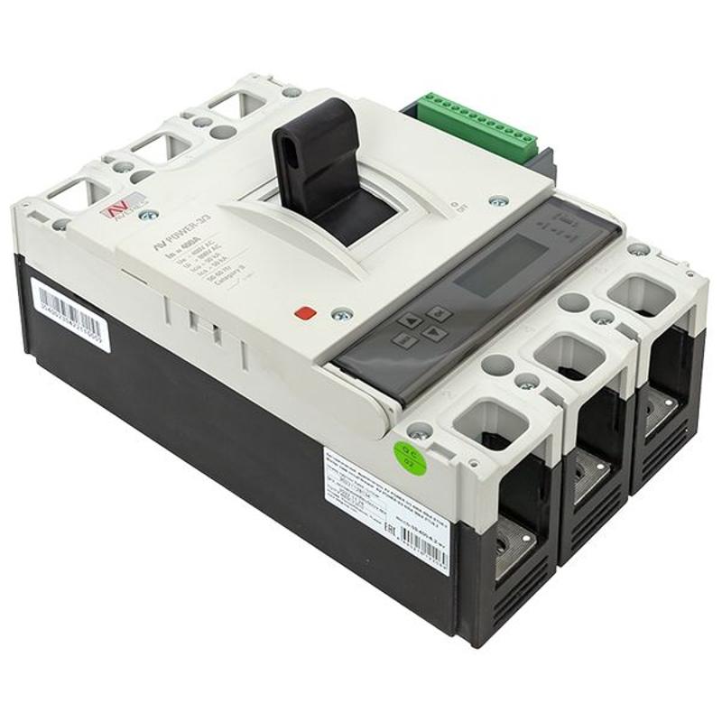 Выключатель автоматический AV POWER-3/3 400А 50kA ETU6.2 | mccb-33-400-6.2-av | EKF — миниатюра 18