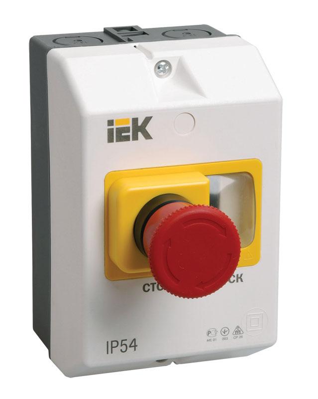 Оболочка защитная с кнопкой "Стоп" IP54 | DMS11D-PC55 | IEK — IEK (ИЭК)