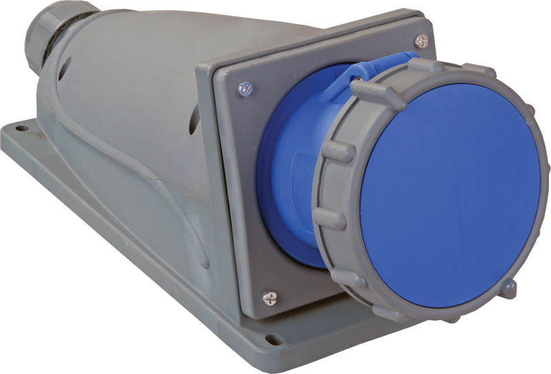Розетка стационарная ССИ-133 63А-6ч/200-250В 2Р+РЕ IP67 MAGNUM | PSN11-063-3 | IEK — миниатюра 2