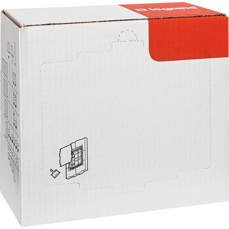 Practibox S Пластиковый щиток Встраиваемый 1X6 Дымчатая дверь — миниатюра 4