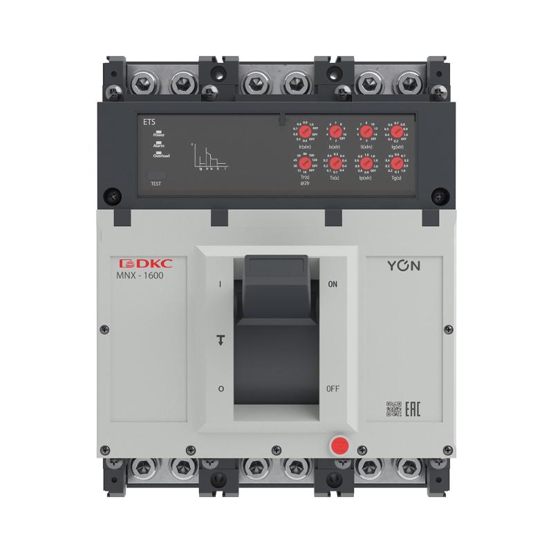 Авт. выкл. YON pro MNX1600L 3P 800A 70kA при AC415V расц. ETS | MNX1600L3PETS0800 | DKC — миниатюра 3