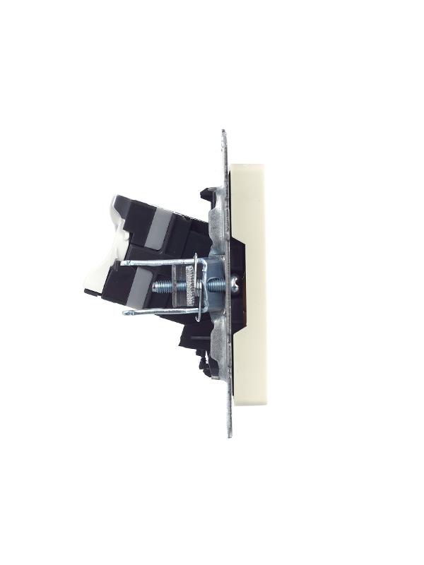 BRITE Розетка компьютерная RJ45 кат.5E РК10-БрКр бежевый  | BR-K10-1-K10 | IEK — миниатюра 10