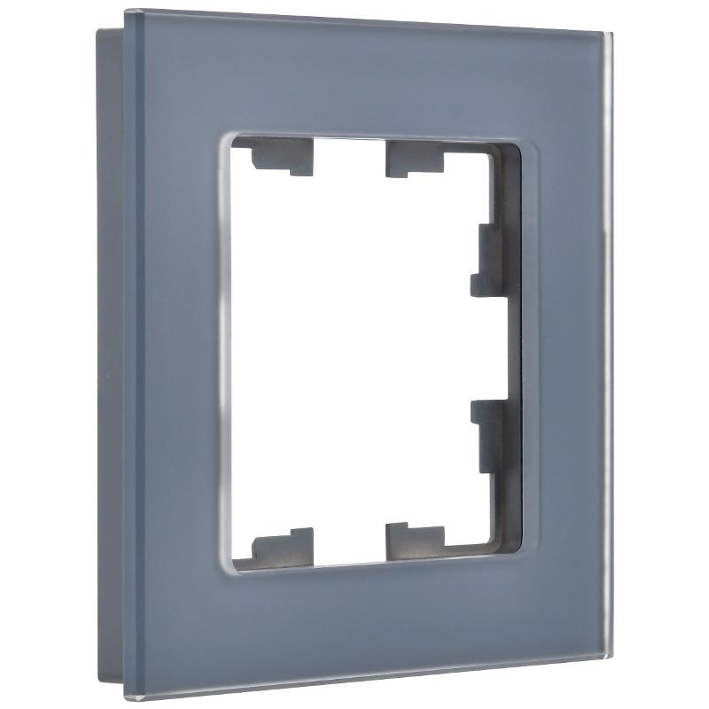 BRITE Рамка 1-ая РУ-1-2-Бр стекло маренго матовый | BR-M12-G-31-K35 | IEK — миниатюра 3