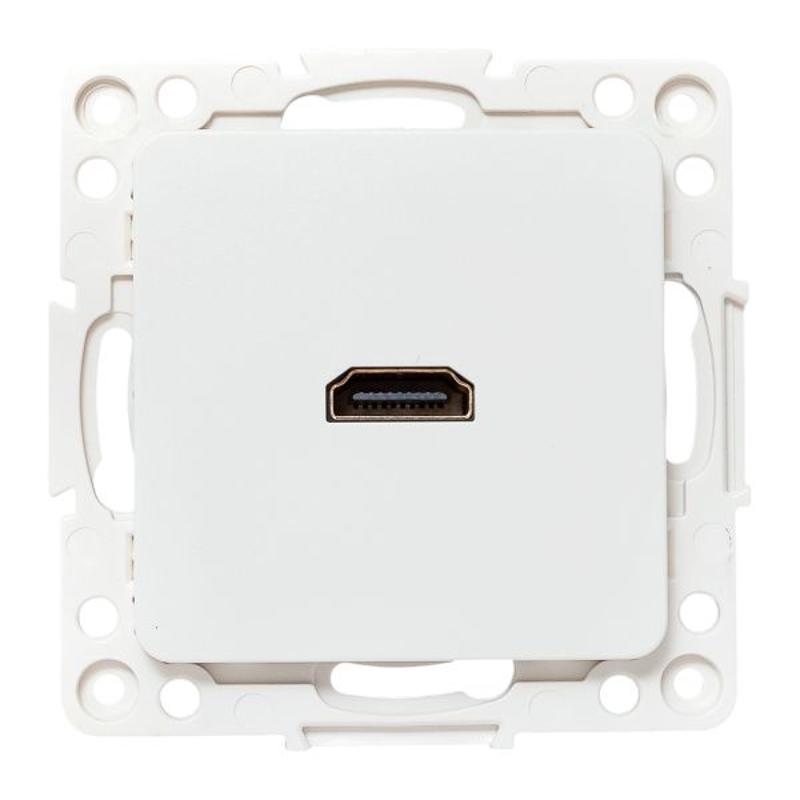 Стокгольм Механизм розетки HDMI белый | EYA00-327-10 | EKF — миниатюра 2