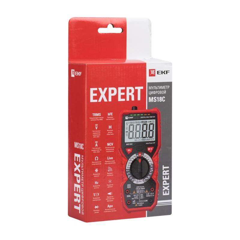 Мультиметр цифровой MS18C EKF Expert|In-180701-pm18C|EKF — миниатюра 5
