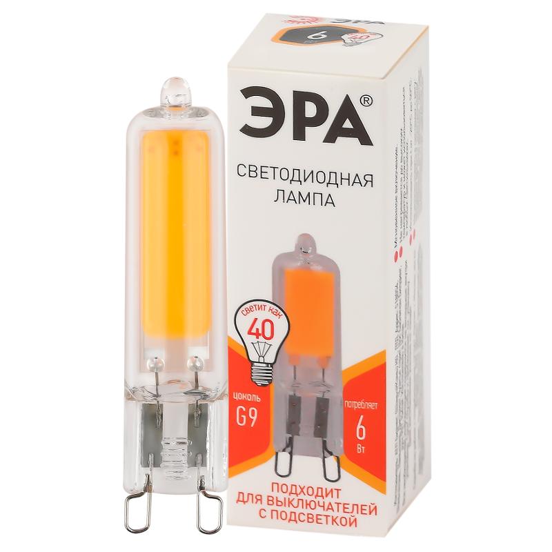 Лампа светодиодная STD LED JCD-6W-GL-827-G9 G9 6Вт капсула | Б0049085 | ЭРА — ЭРА (Энергия света)