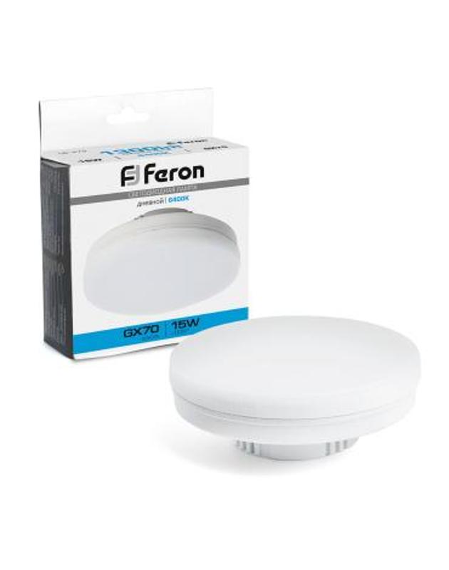 Лампа cветодиодная, (15W) 230V GX70 6400K, LB-472 | 48305 | FERON — Feron