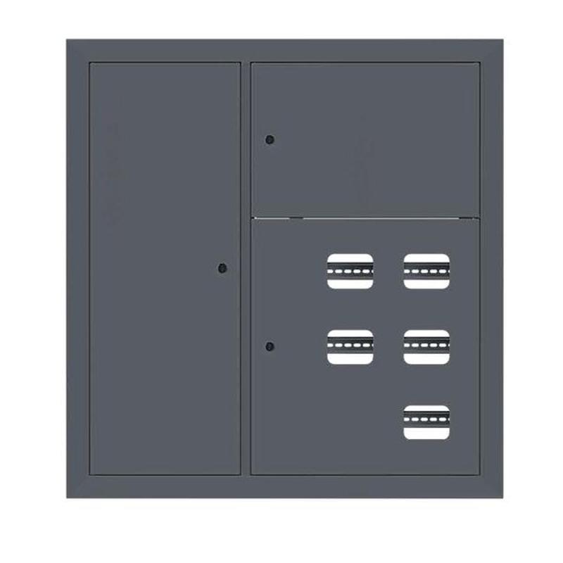 Щит этажный 5 кв. слаботочка слева RAL7016 (1000х950х150)  PROxima |mb29-v-5z-ral7016| EKF — фото 1 | Sento