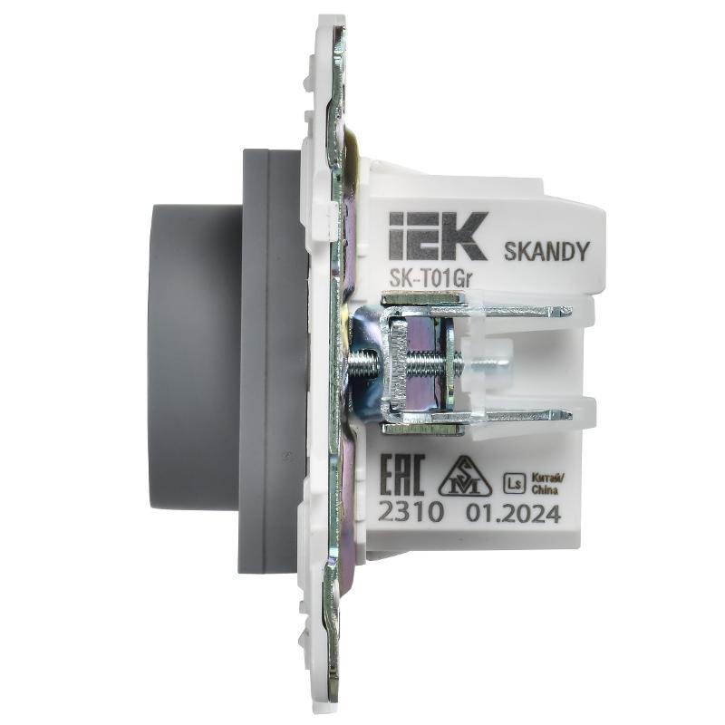 SKANDY Термостат электронный с индикацией SK-T01Gr серый  | SK-RT11-K03 | IEK — миниатюра 5