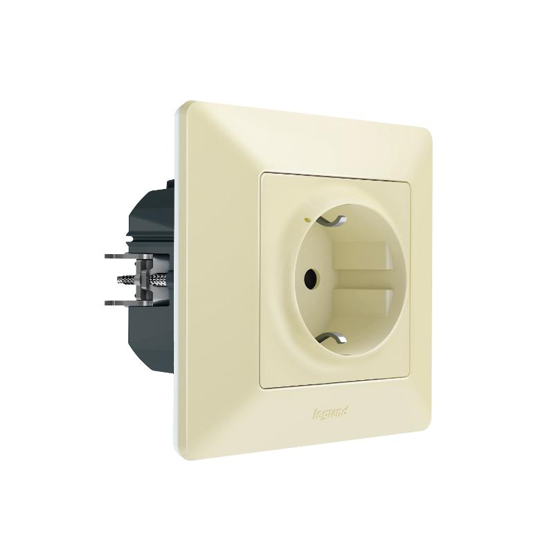 Розетка умная с/з Valena Life 16А 230В сл. кость Netatmo — миниатюра 2