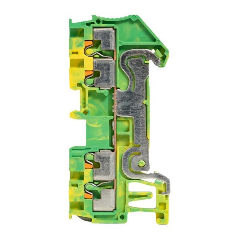Клеммная колодка пружинная 1.5 Push-in 4 вывода земля| PIT-1,5-4-pe | EKF — миниатюра 15