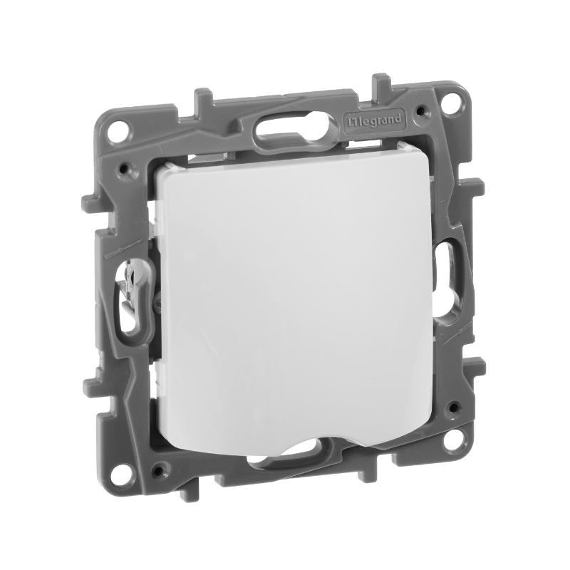 Etika Белый Вывод кабеля IP21 | 672229 | Legrand; замена на арт. ИЭК 6722291 — Legrand