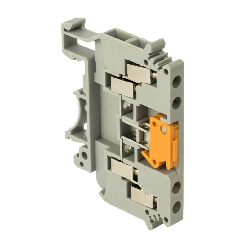 Колодка клеммная двойная измерительная JXB-4/35 тип K серая EKF PROxima | plc-jxb-2-4/35K-gy | EKF — EKF