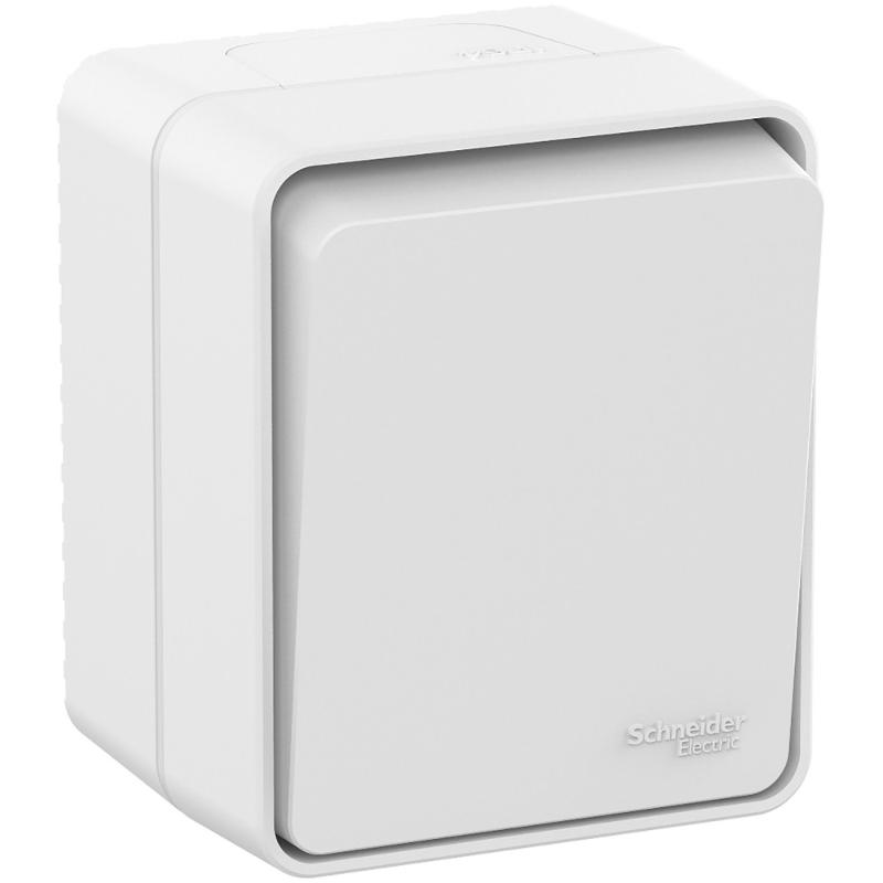 AtlasDesign Profi54 Белый О/У Выключатель 1-клавишный 10 АХ | ATN540111 | SE — Systeme Electric