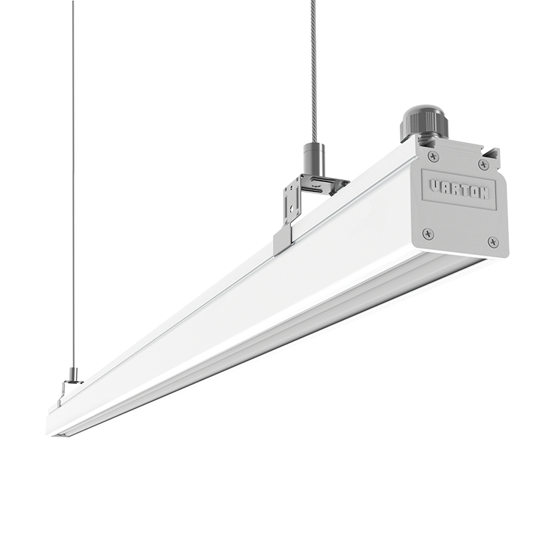 Светильник светодиодный Mercury Mall IP54 2173x54x58 мм опал 63W 4000К белый RAL9003 муар диммир. по DALI | V1-R0-00567-31D02-5406340 | VARTON — фото 1 | Sento