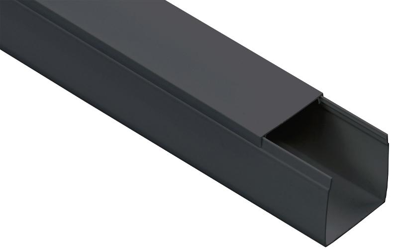 Кабель-канал 60х60 "ЭЛЕКОР" черный (12м)  | EL-KK10-060-060-1-K02 | IEK — IEK (ИЭК)