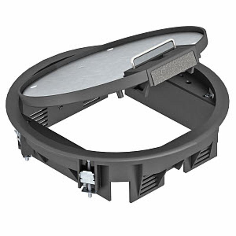 Лючок GESR4U (универсальный) 6xModul45 (полиамид,черный) (GESR4 U 9011) | 7405440 | OBO Bettermann — миниатюра 2