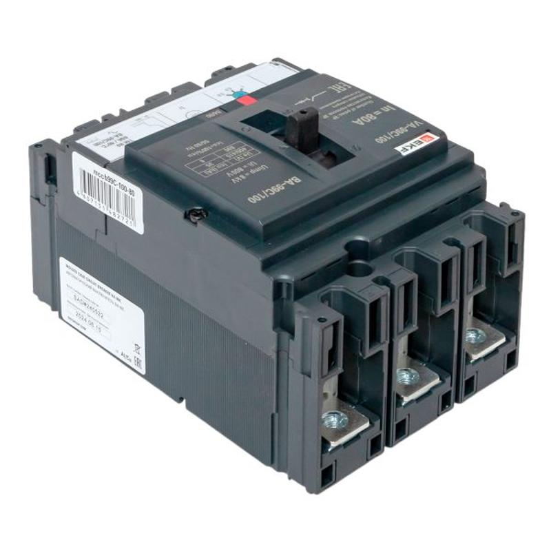 Выключатель автоматический ВА-99C (Compact NS) 100/80А 3P 36кА EKF PROxima | mccb99C-100-80 | EKF — миниатюра 20