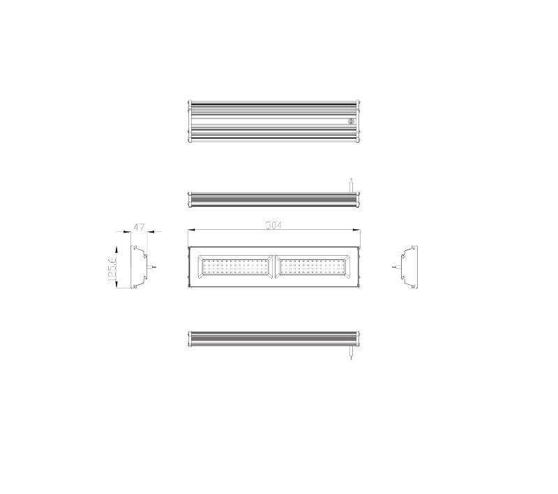 Светильник светодиодный промышленный подвесной IP65 100Вт 10500Лм 5000К Кп<5% SPP-403-0-50K-100 КСС Д IC | Б0046672 | ЭРА — миниатюра 3